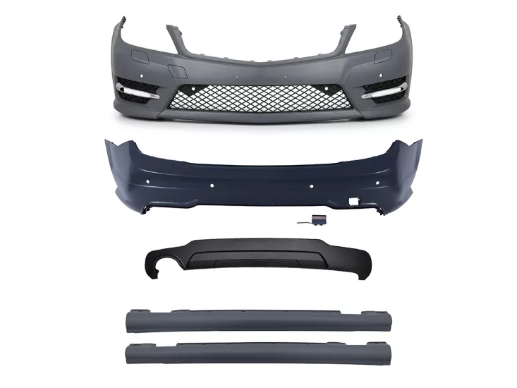 Mercedes C Seri W204 AMG Gövde Kiti 2011-2013